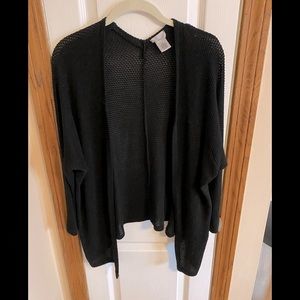 Black cardigan